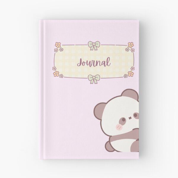 Item preview, Panda Hardcover Journal Cutesy Journal For School, Journaling, Diary Usage designed and sold by ThatStudyGirl.