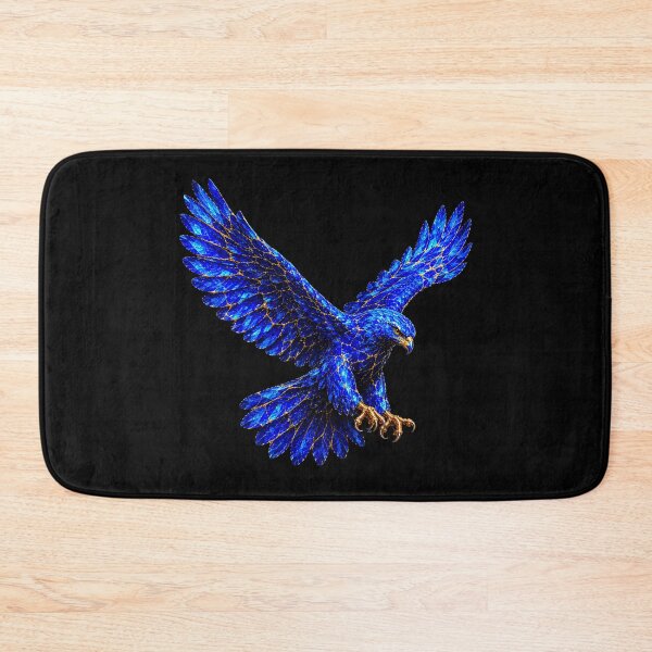 Item preview, Kintsugi - Sapphire and Gold - Enchanted Bird of Legends designed and sold by LegademaArt.