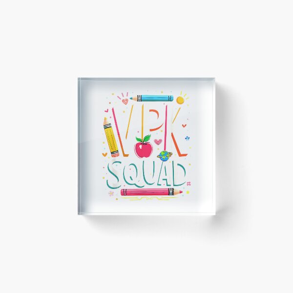 Item preview, VPK Squad, Vpk Crew VPK Student and Pre-K Teacher T-Shirt designed and sold by SavsMerch.