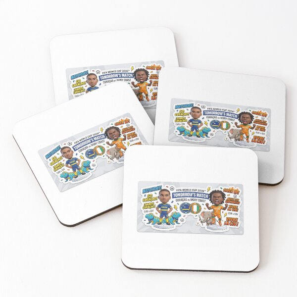 Item preview, Cute Chibi Curaçao vs Ivory Coast designed and sold by VikrantCreative.