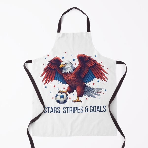 Aperçu de l'œuvre Étoiles, rayures et buts Aigle créée et vendue par HumTumMe.