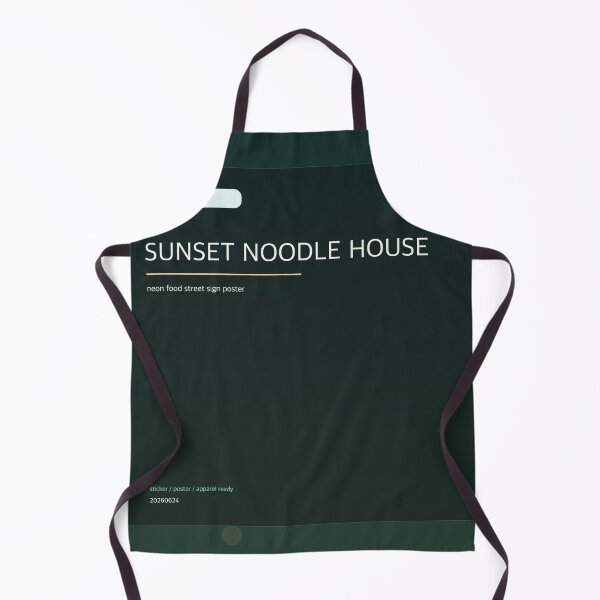 Item preview, Sunset Noodle House Minimal Typography Quote designed and sold by radou88.