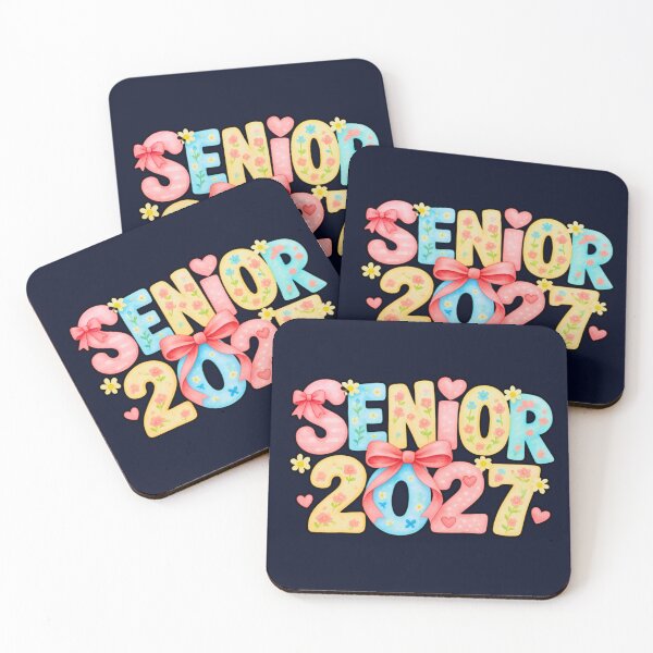 Item preview, Senior 2027 Floral Embroidery Vintage Graduation Cute Retro Class of 2027 designed and sold by Imaginarium Design.