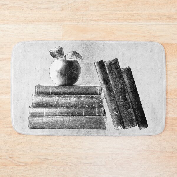 Item preview, Stacked Antique Books Apple Dark Academia Scholar Art designed and sold by Ghoul Enterprises.