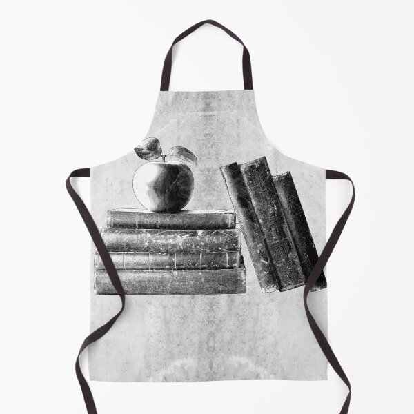 Item preview, Stacked Antique Books Apple Dark Academia Scholar Art designed and sold by Ghoul Enterprises.
