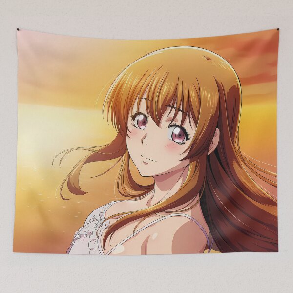 Item preview, Aina Yoshiwara Grand Blue Sunset Ocean Soft Summer Glow designed and sold by bystudiolereve.