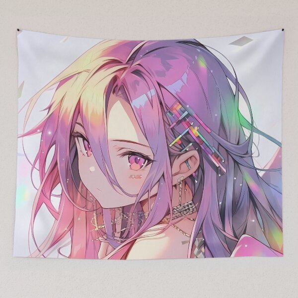 Item preview, Jibril No Game No Life Pastel Angel Hair Glow designed and sold by bystudiolereve.