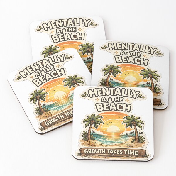 Item preview, Mentally at the Beach Retro Sunset designed and sold by S06PMarketing.