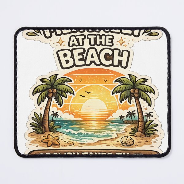 Item preview, Mentally at the Beach Retro Sunset designed and sold by S06PMarketing.