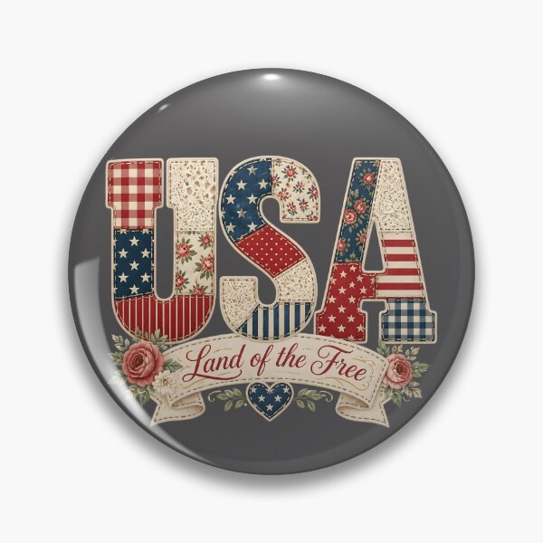 Item preview, Faux Patchwork Patriotic America 250 4th of July designed and sold by VectorJoy.