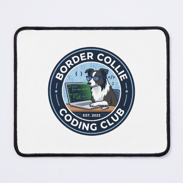 Item preview, Border Collie Coding Club IT Software Programmer Dog designed and sold by PictoVibe.