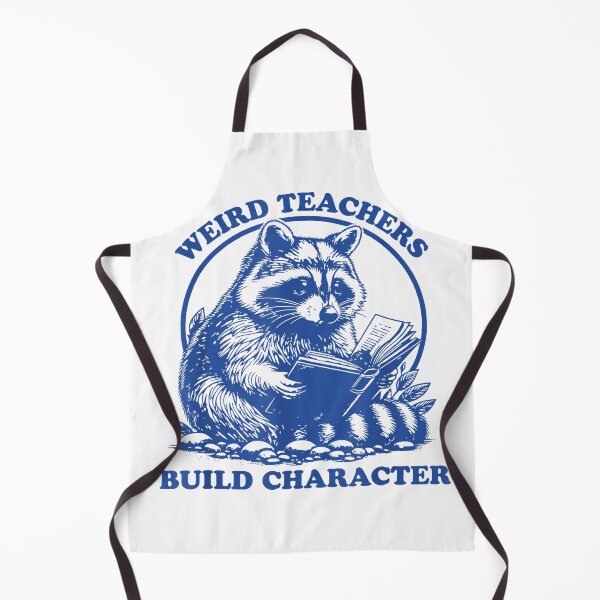 Item preview, Weird Teachers Build Character Appreciation Raccoon T-Shirt designed and sold by Voila-creative.