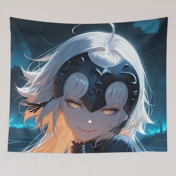 Item preview, Jeanne d Arc Alter Fate Grand Order Night Glow White Hair designed and sold by bystudiolereve.