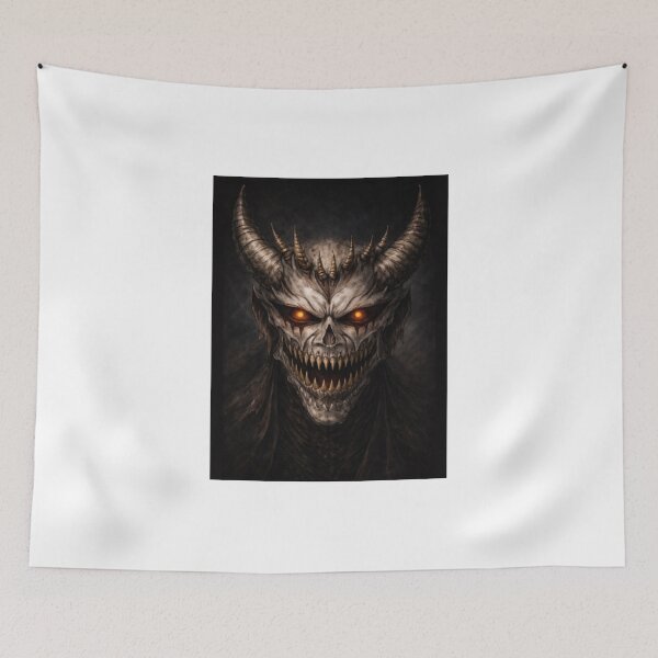 Item preview, Mystical Dark Realm Entity Mythical Horned Beast designed and sold by Tynankai.