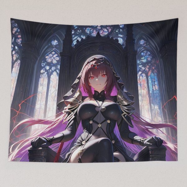 Item preview, Scathach Fate Grand Order Gothic Cathedral Throne designed and sold by bystudiolereve.