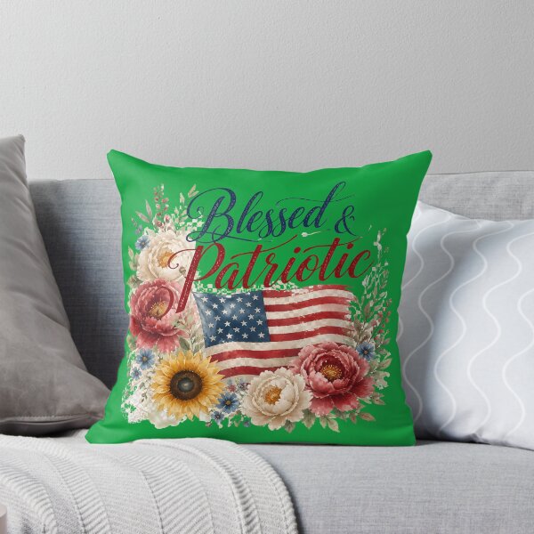 Item preview, Blessed Patriotic Boho Floral America 250 July 4th designed and sold by VectorJoy.