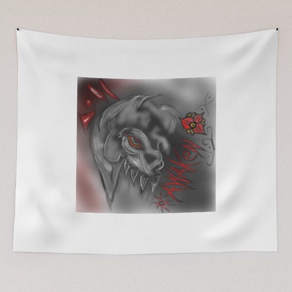 Item preview, Melting Gothic Skull Abstract Dark Humor Illustration designed and sold by Tynankai.