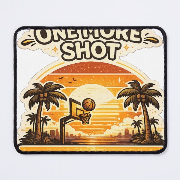 Item preview, One More Shot Retro Basketball designed and sold by S06PMarketing.