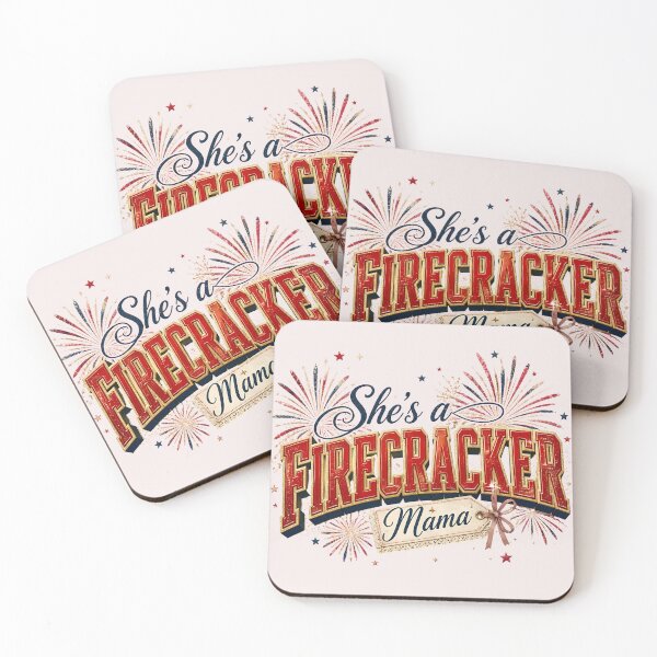 Item preview, She's A Firecracker Sassy Mama America 250 July 4th designed and sold by VectorJoy.