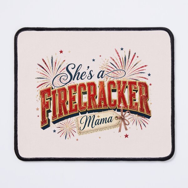 Item preview, She's A Firecracker Sassy Mama America 250 July 4th designed and sold by VectorJoy.