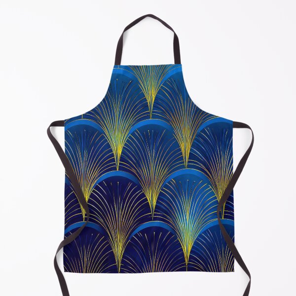 Item preview, Art Deco / Art Nouveau Blue And Golden Pattern designed and sold by DEC02.