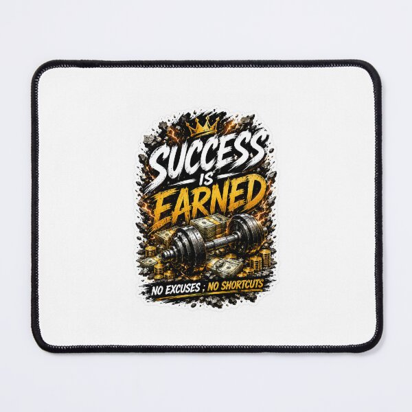 Item preview, SUCCESS IS EARNED designed and sold by ArtisticView101.