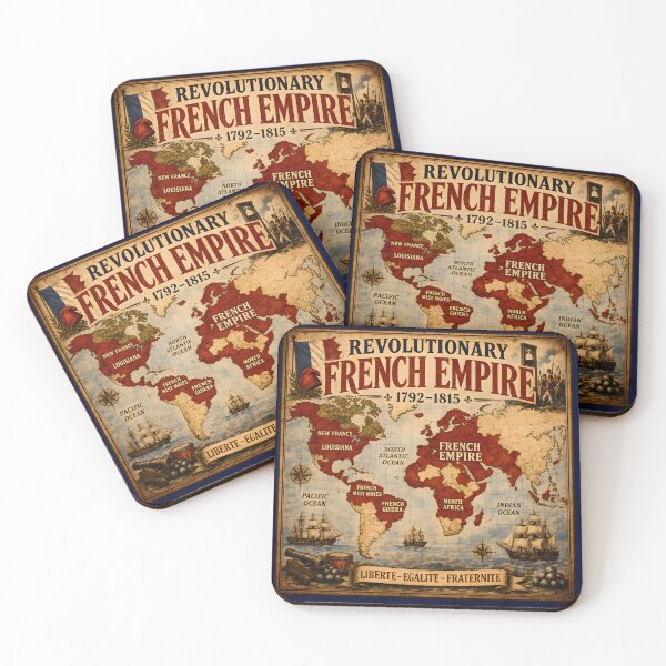 Item preview, Revolutionary French Empire Map 1792–1815 CE designed and sold by AtlasFactory.
