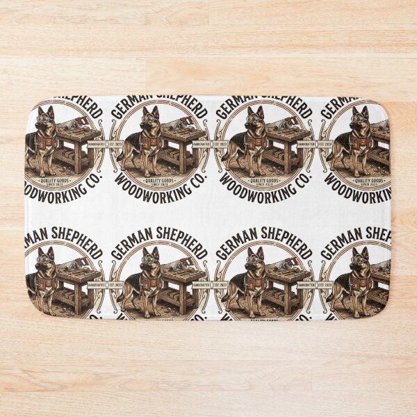 Item preview, German Shepherd Woodworking Co Carpenter Handyman Dog designed and sold by PictoVibe.