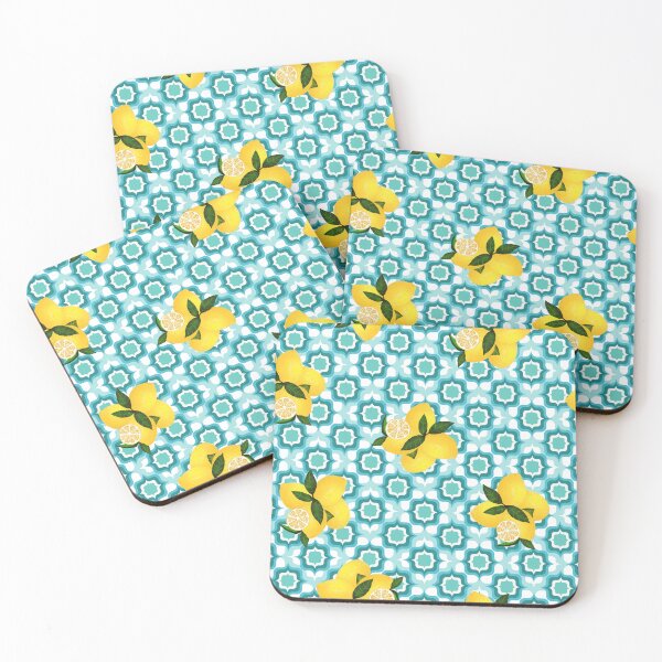 Item preview, Mediterranean Italy Lemon Ocean Blue designed and sold by cozysweet.