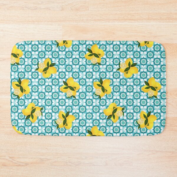 Item preview, Mediterranean Italy Lemon Ocean Blue designed and sold by cozysweet.