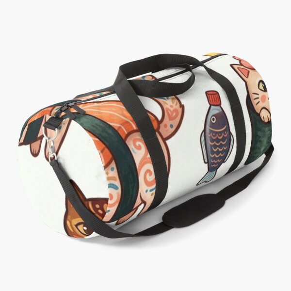 Item preview, Kawaii Cat Sushi Illustration designed and sold by Iampoji.