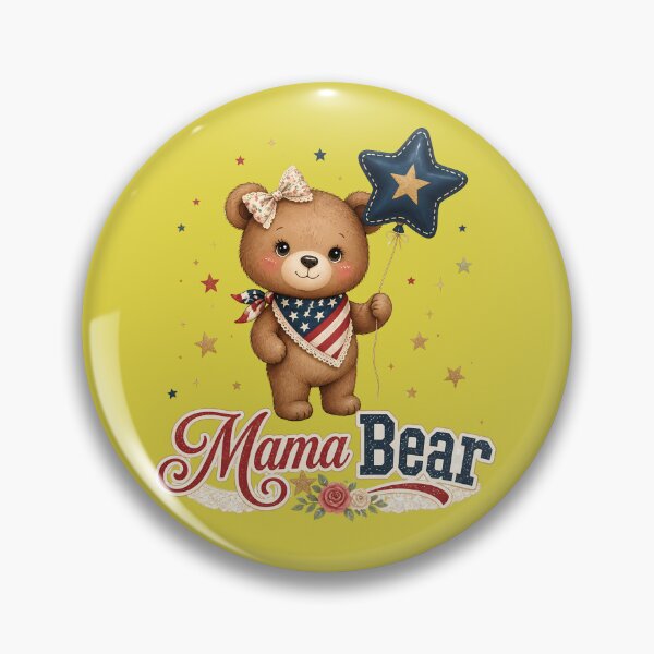 Item preview, Mama Bear Patriotic America 250 4th of July Gift designed and sold by VectorJoy.