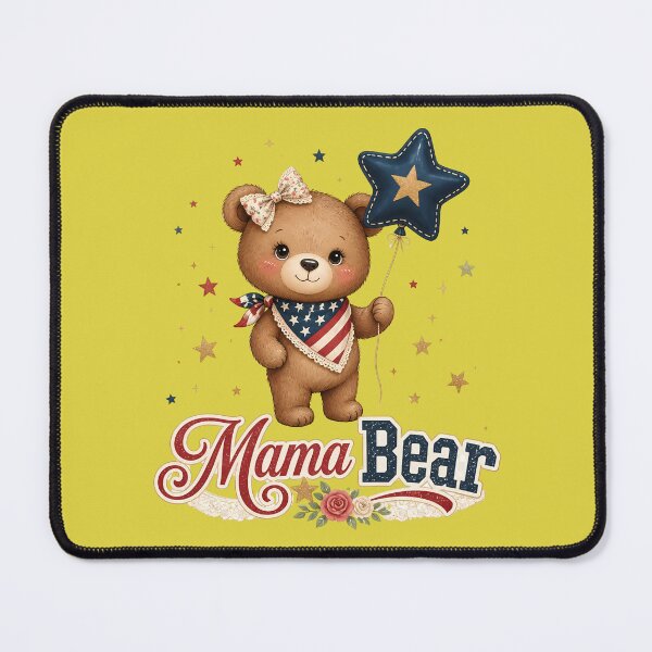 Item preview, Mama Bear Patriotic America 250 4th of July Gift designed and sold by VectorJoy.