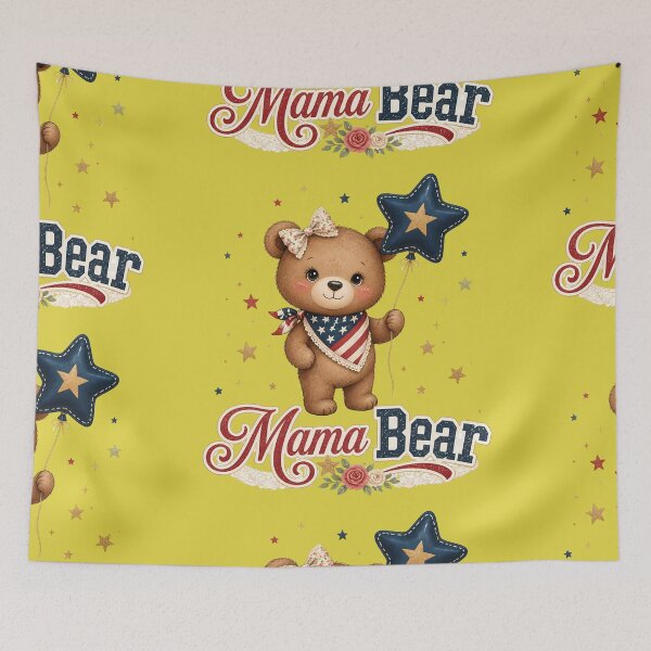 Item preview, Mama Bear Patriotic America 250 4th of July Gift designed and sold by VectorJoy.