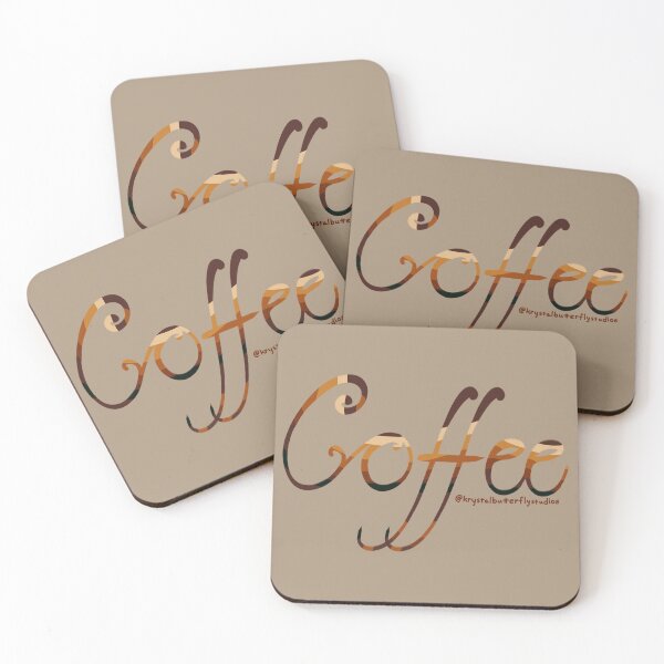 Item preview, Coffee! Cafe Hand-Drawn Word designed and sold by KrystalBStudios.