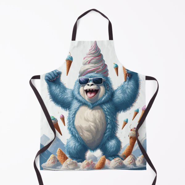 Item preview, The Ice Cream Yeti Party designed and sold by bb-15artstudio.
