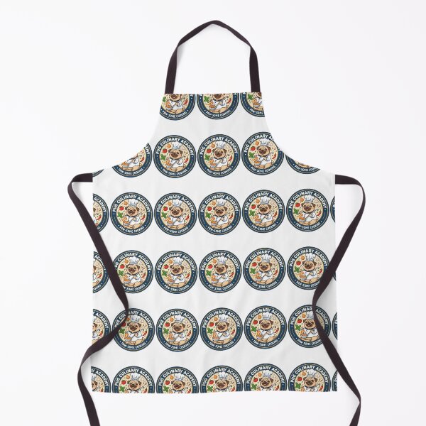 Item preview, Pug Culinary Academy Chef Gourmet Cooking Dog designed and sold by PictoVibe.