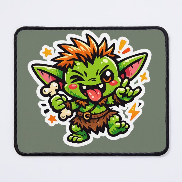 Item preview, Mischievous Kawaii Goblin Monster Sticker designed and sold by NeoSakura.