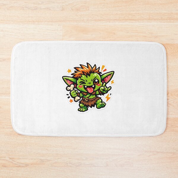 Item preview, Mischievous Kawaii Goblin Monster Sticker designed and sold by NeoSakura.