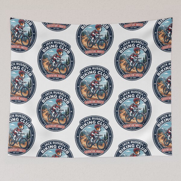 Item preview, Jack Russell Biking Club Mountain Bike Cycling Do designed and sold by PictoVibe.