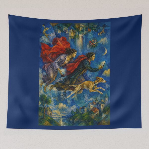 Item preview, Runaway dog (Chagall) designed and sold by andreisky.