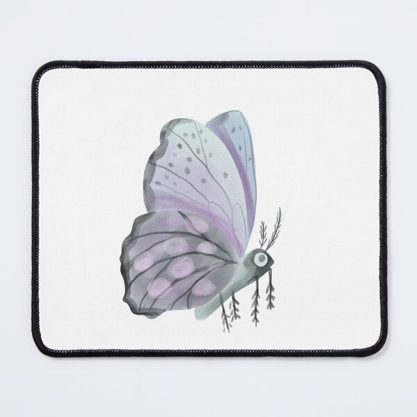 Item preview, Boho Flutter Purple Butterfly — Watercolour Die Cut Sticker, Gothic Butterfly Art, Nature Sticker designed and sold by ArtByShoonya.