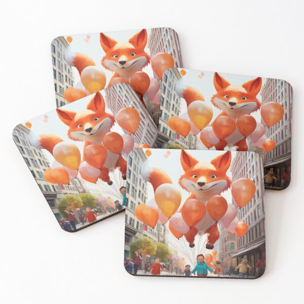 Item preview, Balloon Fox Chase designed and sold by bb-15artstudio.