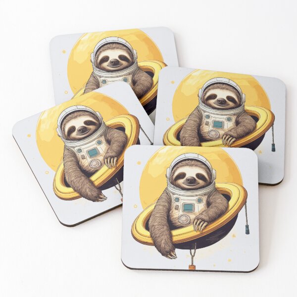 Item preview, Sloth Astronaut Nap designed and sold by bb-15artstudio.