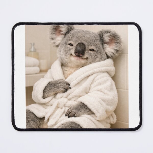 Item preview, Cozy Bathrobe Koala designed and sold by Sillytoe.