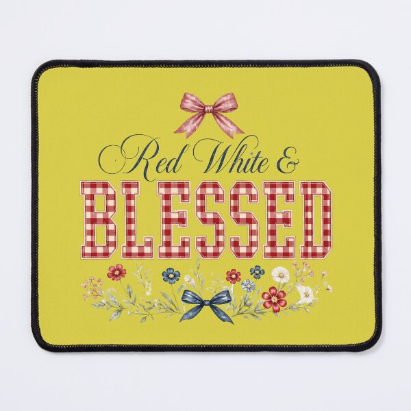 Item preview, Red White and Blessed Coquette Patriotic America 250 designed and sold by VectorJoy.