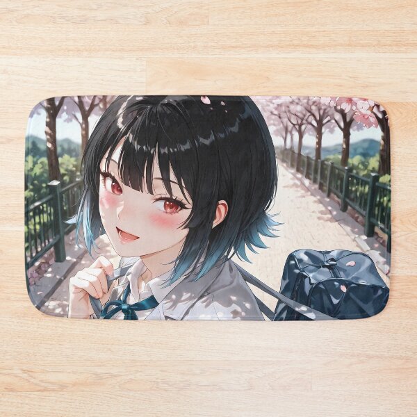 Item preview, Umi Asanagi Second Prettiest Girl Cherry Blossom Walk designed and sold by MicaheHaffner.