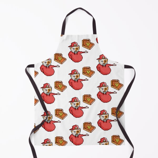 Item preview, Pizza Delivery Cat Floating Pixel Art designed and sold by RetroRlx.