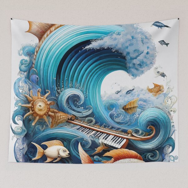 Item preview, The Tidal Wave Symphony designed and sold by bb-15artstudio.