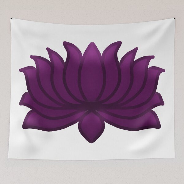 Item preview, Purple Lotus Flower Mandala | Spiritual Lotus Blossom Art designed and sold by HopeAndHustle.